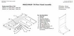 [3659002] Floor Stand, Heavy Duty, 85-285