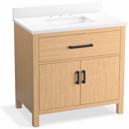 [2922680] Kresla 36" Bathroom Vanity Cabinet With 8"cc Sink and Quartz Top