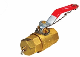 [6033045] 013-30426 MAS B-1F-LF-CC 3/4 600WOG LF-BRASS NPT CAP CHAIN BALL