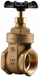 [3505212] 0818-15NL - 'No Lead 1-1/2" FPT G.V. 200wog'