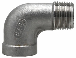 [7119909] SS304SE-03 - '3/8" 304SS Str Elbow Iso4144'