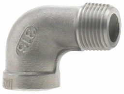 [7110600] SS316SE-03 - '3/8" 316SS St Elbow Iso4144'