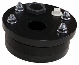 [1539150] WSP5010 - '5" x 1" Single Hole Plastic Well Seal - Black'