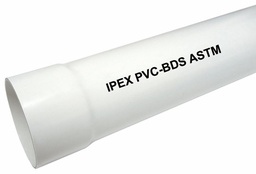 [7689085] 4"x10' PVC ASTM 2729 SEWER PIPE B/E WHITE