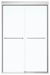 [6452295] Kameleon 40-44" x 71" Alcove Sliding Shower Door with SoftClose & Towel Bar