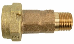 [2312060] N/L AGLE MTR CPLG - 5/8" MTR SWL NUT x 1/2" MIP