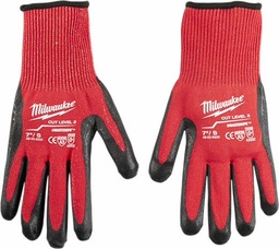 [4516230] (6) CUT 3 NITRILE GLOVES - M