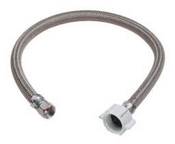 [1690090] 12" Flexible Toilet Connector 3/8" Comp x 7/8" Ballcock