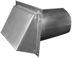 [5620979] 4" Wall Cap with Damper Galvanized