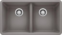 [1217200] Horizon U 2 Bowl Undermount Silgranit Sink