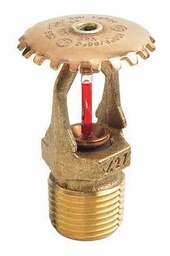[6675839] 1/2" Quick Response 155F K5.6 Upright Sprinkler Head Brass FireLock V2704