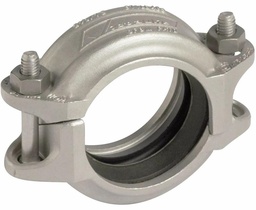 [6661416] 4" Grooved Coupling 316SS Stainless Steel No. 489
