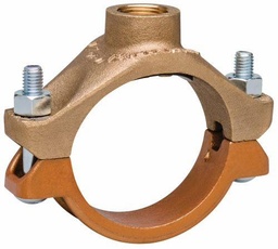 [6660682] 4" x 1" Mechanical Tee Branch Outlet for Copper EDPM Gasket Style 622