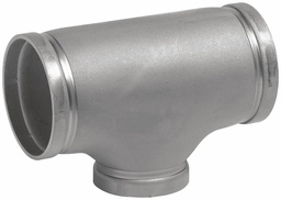 [6661303] 3" x 3" x 2" Grooved 316SS Stainless Steel Reducing Tee No. 425