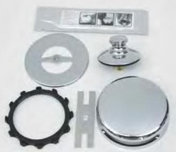 [7571000] Universal NuFit Innovator Push-Pull Waste & Overflow Trim Kit w/Grid Strainer