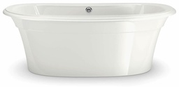 [6452650] Ella Sleek 66" x 36" Center Drain Freestanding Tub