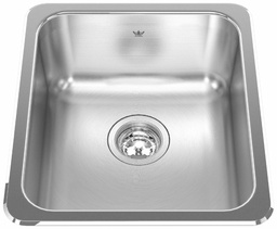 [4405046] Steel Queen 16-1/8" 1 Bowl Drop-In Bar/Prep Sink