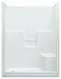 [3990038] Barrett 60" x 36" LH Drain Shower Stall with RH Seat