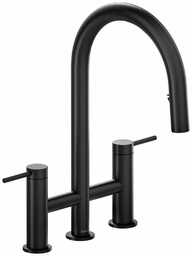 [2616012] Azure Bridge Kitchen Faucet with Pulldown Spray