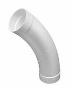 [7690640] RHF 45D LONG ELBOW WHITE VACULINE