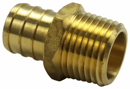 [7896531] 1" x 3/4" Brass Pex x MIP Adapter NL