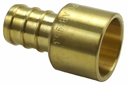 [7896110] 3/4" Brass Pex x Fem Sweat Adapter NL