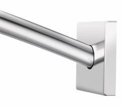 [5940114] Triva Adjustable Curved Shower Rod