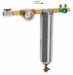 [1010310] 1", 20" Filter Housing, Full Kit