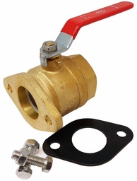 [6026166] 1-1/4 BRS FLGXNPT BALL VALVE 600WOG