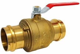 [6026235] 1-1/4 BRS P/PRESS BALL VALVE 600WOG