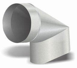 [5641100] 6" Round to 6" Oval (3 x 7-3/4) End Boot