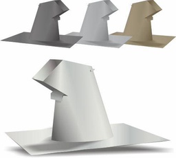 [5643808] 6" Goose Neck Roof Jack Round with Damper