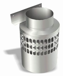 [5640288] 5" Combustion Air Pot Galvanized