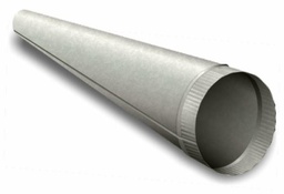 [5646500] 3" x 6" x 100" Oval (5") Snaplock Pipe 30ga (per foot)