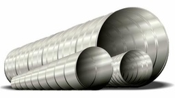 [5634136] 8" x 10' Spiral Pipe 28ga Y/L 2LC (per foot)