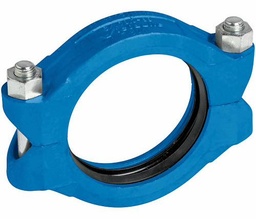 [6666785] 4" Rigid Coupling for Potable Water SS Blue Style 889
