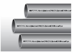 [7670828] 16"x20' PVC DR18 CIOD PIPE GSKT BLUE CENTURION