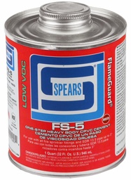 [7791032] 946ml FS-5 1-Step PVC Cement Red