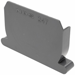 [1263571] CHANNEL END CAP-GRAY