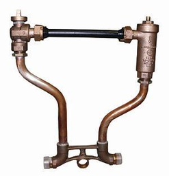 [2312842] N/L 15"H 1" COPPER STR - 1" CB x 1" CB - F/PORT B/V & DUAL CHK/V with TEST PORT - TALL CAPS