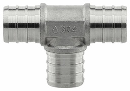 [7901338] SSPEX-T07 - '3/4" 304SS Crimp PEX Tee - F1807'