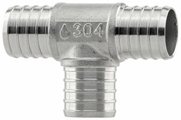 [7901362] SSPEX-T10 - '1" 304SS Crimp PEX Tee - F1807'