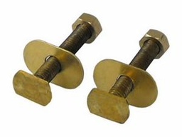 [5156000] Brass Closet Bolt Set per Pair