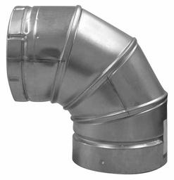 [5610460] 4" Double Wall 90 Degree Elbow 490EL