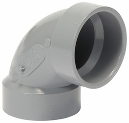 [7583100] 1 1/2"x90D PVC DWV ELBOW HxH SYSTEM XFR