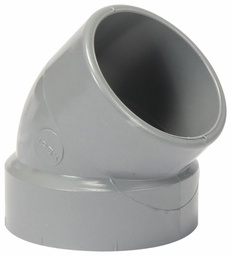 [7583222] 2"x45D PVC DWV SHORT TURN ELBOW SPxH SYSTEM XFR