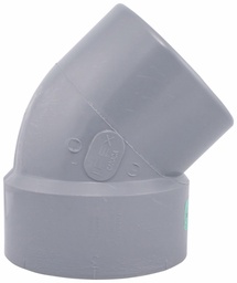 [7583224] 3"x45D PVC DWV ELBOW SPxH SYSTEM XFR
