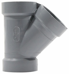 [7583402] 2"x45D PVC DWV WYE HxHxH SYSTEM XFR