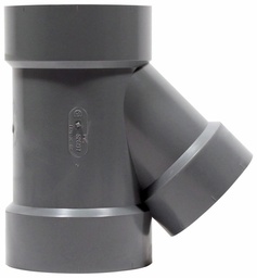 [7583418] 4"x4"x3"x45D PVC DWV WYE HxHxH SYSTEM XFR