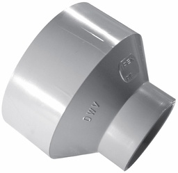 [7583944] 4"x3" PVC DWV COUPLING HxH SYSTEM XFR